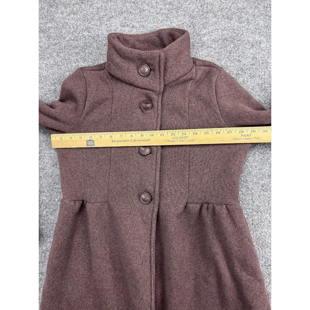 Patagonia‎ Better Sweater Coat Girls XXL 16-18 Brown Fleece Lined Button Front